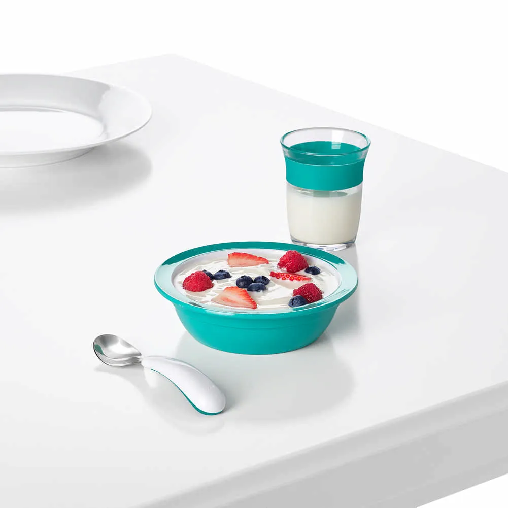 OXO Tot Fork and Spoon Set - Teal