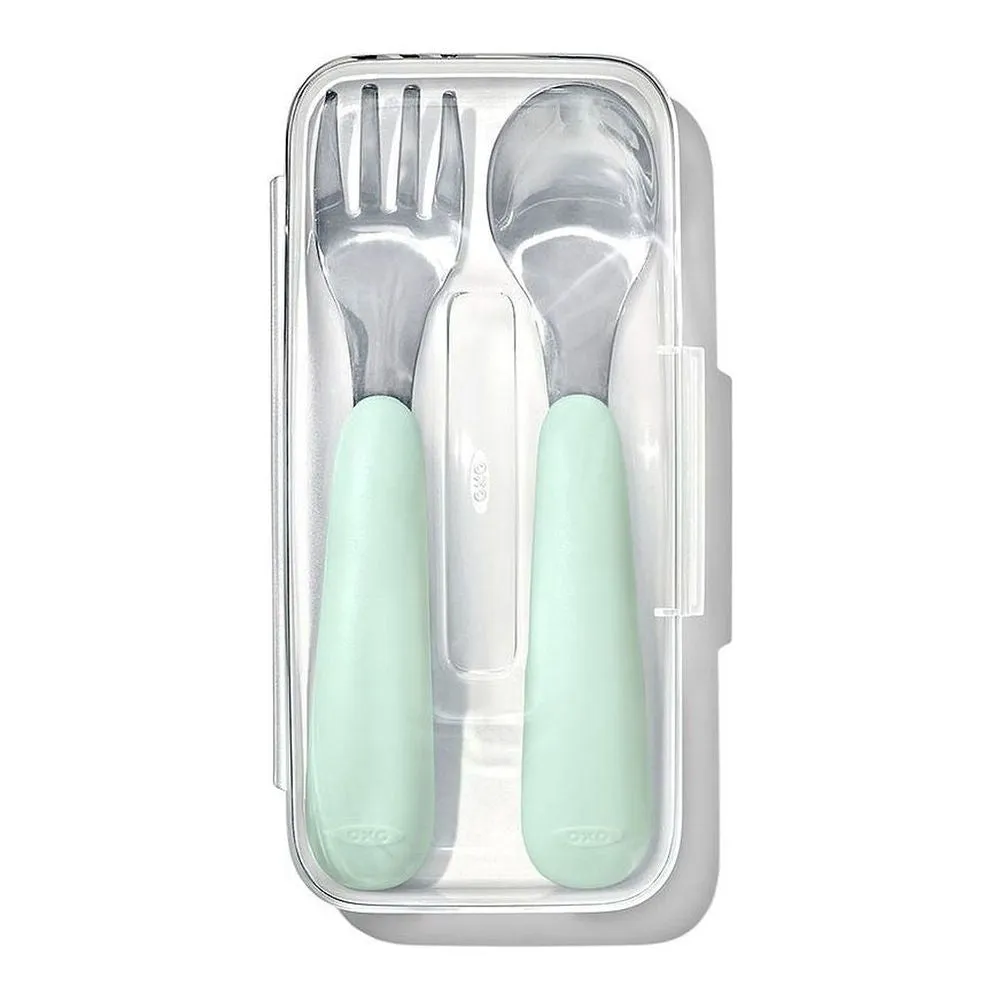 OXO Tot On-the-Go Fork and Spoon Set