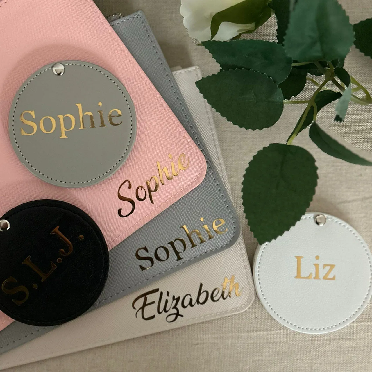 Personalised Compact Mirror Bridesmaids Gift