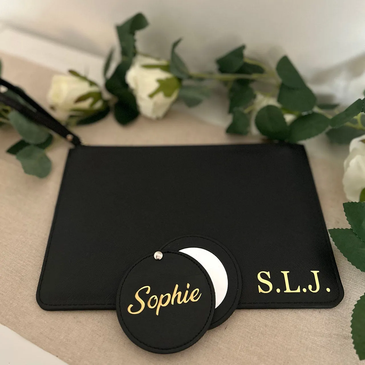 Personalised Compact Mirror Bridesmaids Gift