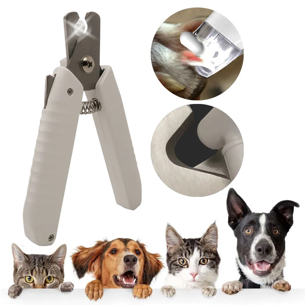 Pet Nail Clipper with LED Light