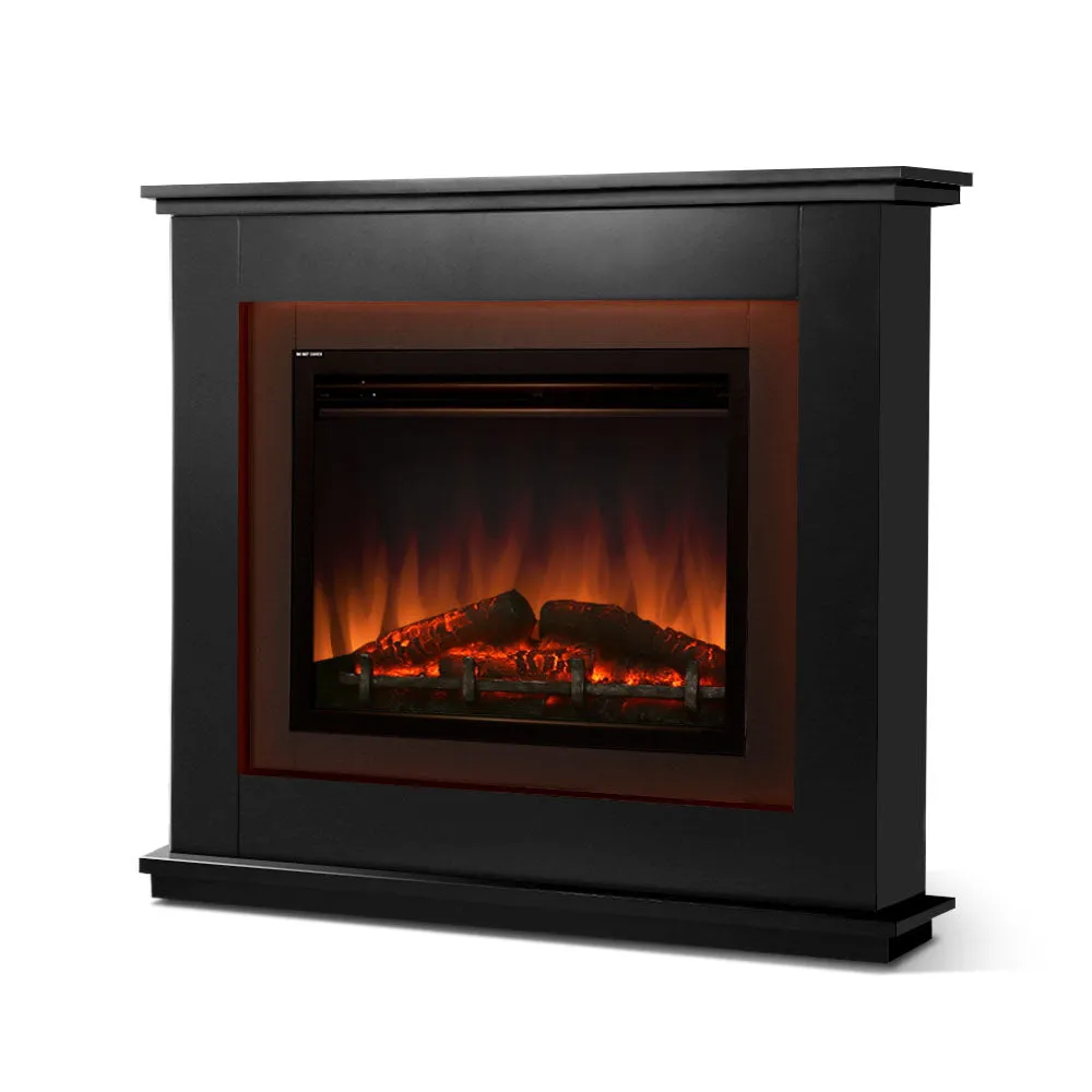 Realistic 3D Flame Electric Fireplace Heater 2000W  Devanti