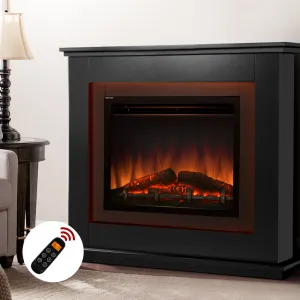 Realistic 3D Flame Electric Fireplace Heater 2000W  Devanti