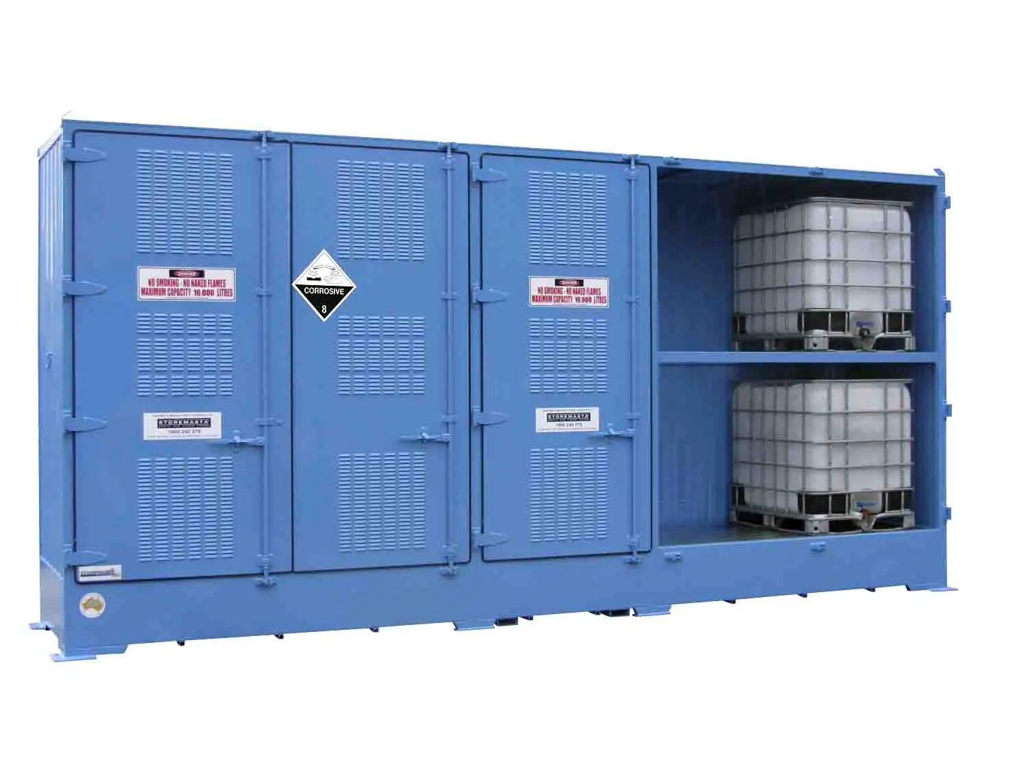 Single Depth Corrosive Substance Store - 10 IBC