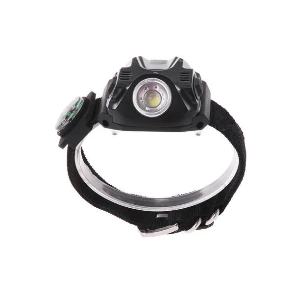 Super Bright LED 5-Mode Wrist Flashlight with Compass