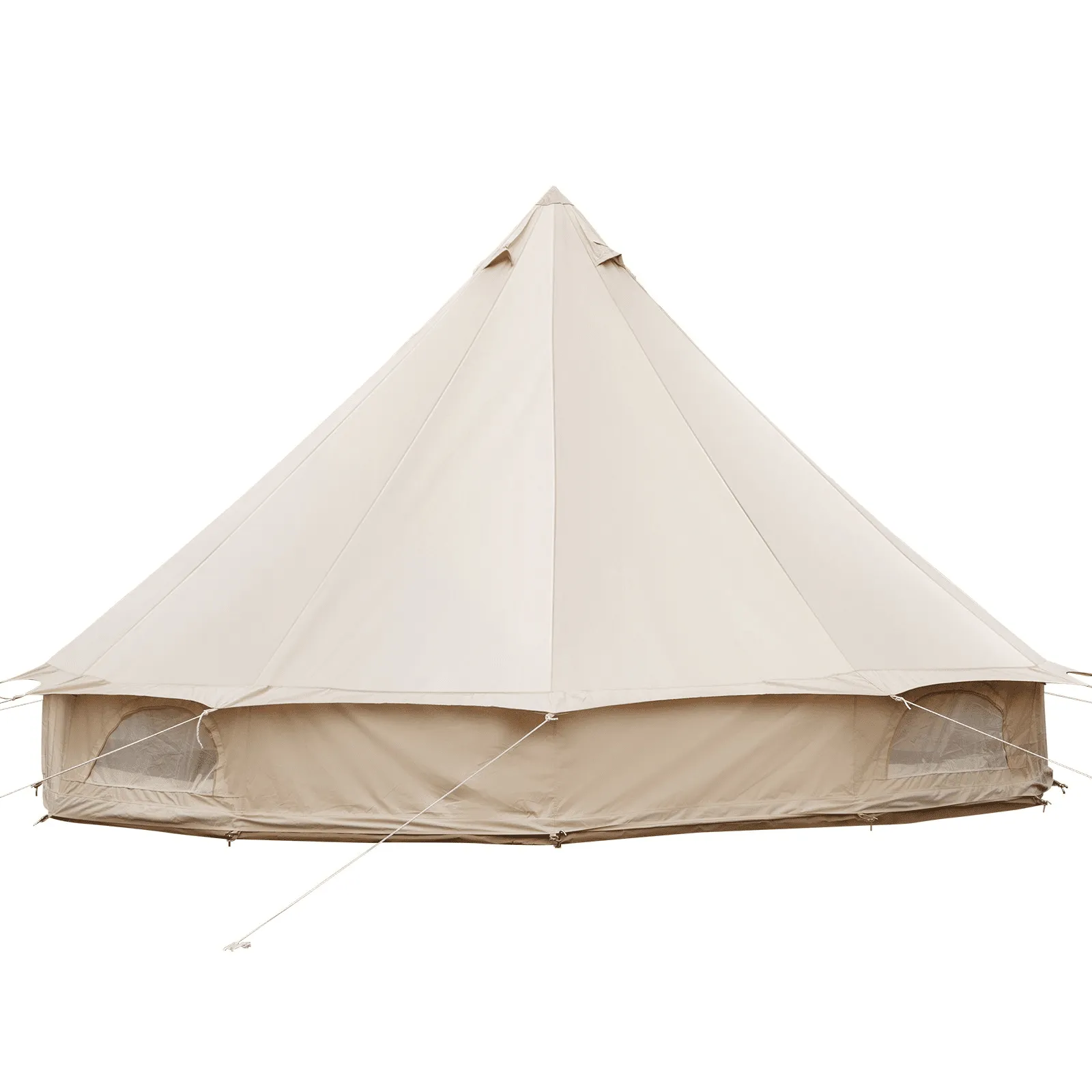 Vevor Bell Tent 23 ft/7m Yurt Cotton Canvas Waterproof With Stove Jack For 12 Or More People 4 Seasons